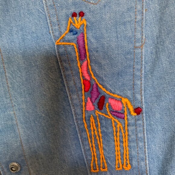 Levi’s Vintage Denim Jacket with Embroidery - Picture 5 of 6